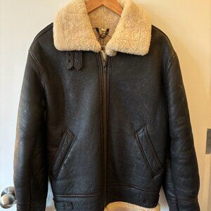 Sheep shearling coat